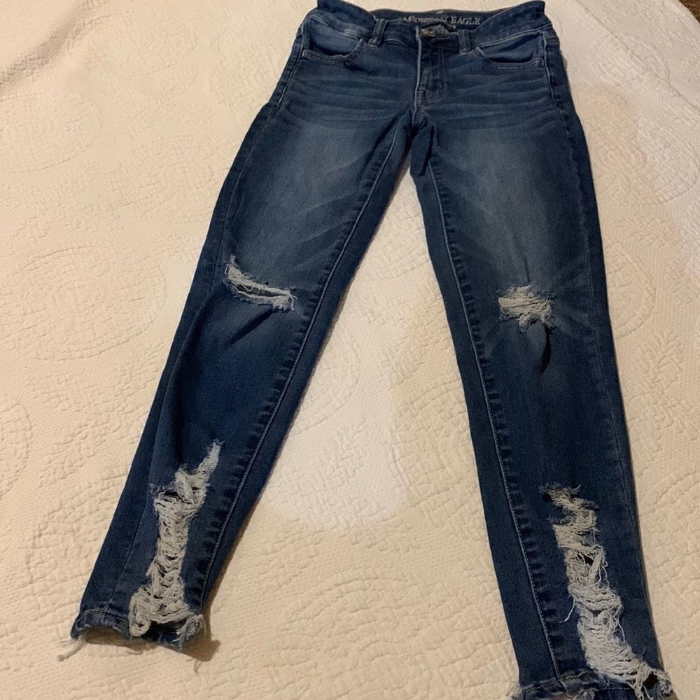 AEO jegging crop. Size 0